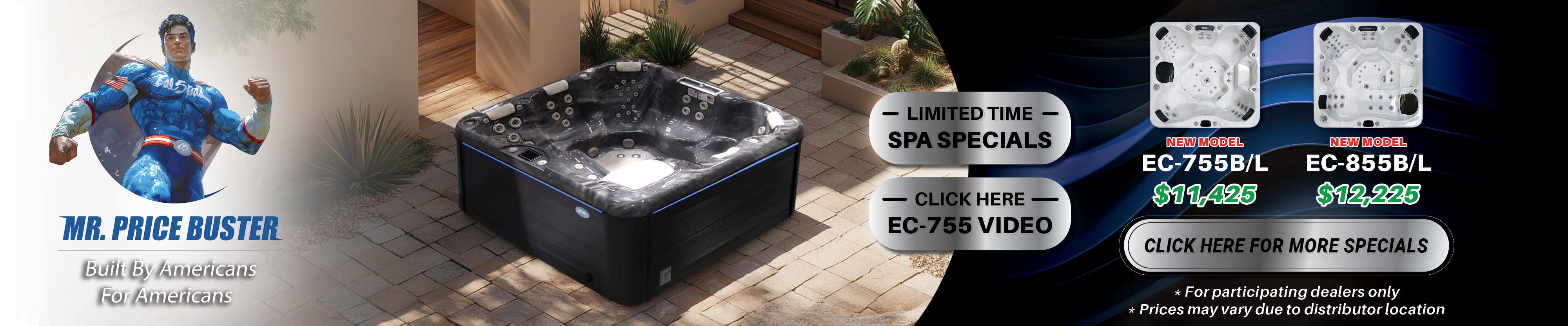 Calspas hot tub being used in a family setting - Kissimmee